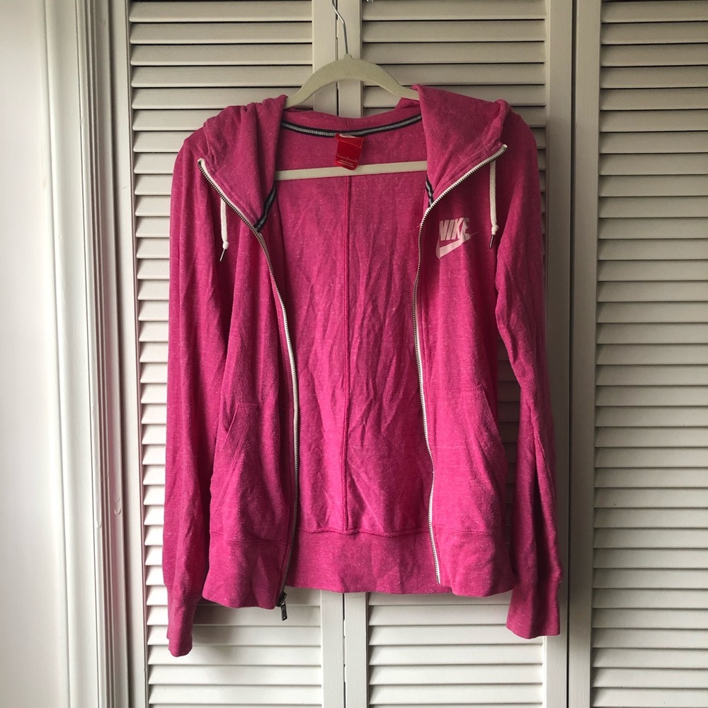 Hot Pink Cotton Nike Jacket